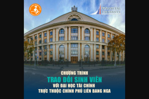 Đại học Tài chính Nga và Học viện Ngân hàng trao đổi sinh viên