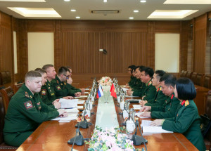 Đại học Tổng hợp Quân sự Liên bang Nga thăm và làm việc tại Học viện Khoa học Quân sự