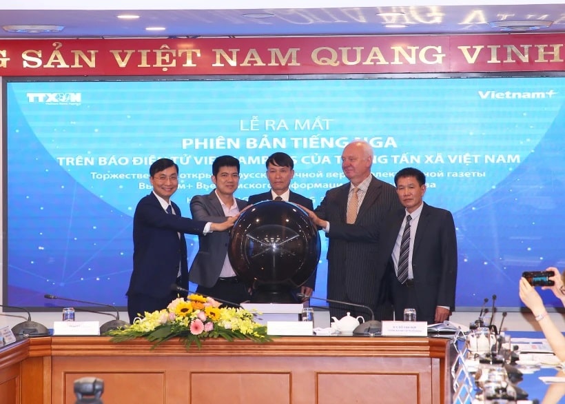 Báo Điện tử VietnamPlus ra mắt phiên bản tiếng Nga
