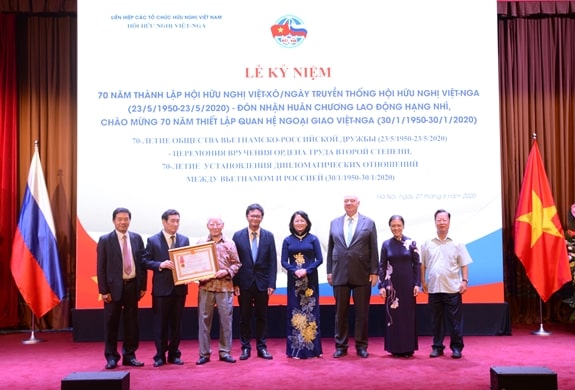 Kỷ niệm 70 năm Ngày truyền thống Hội Hữu nghị Việt-Nga