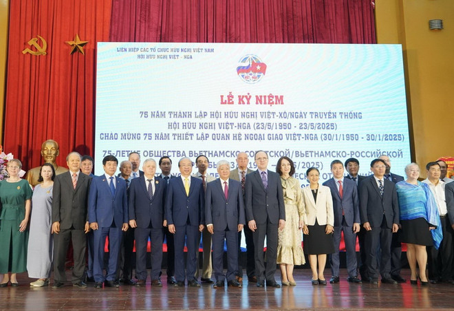 75 năm Hội Hữu nghị Việt–Nga: Làm sâu sắc mối quan hệ đối tác