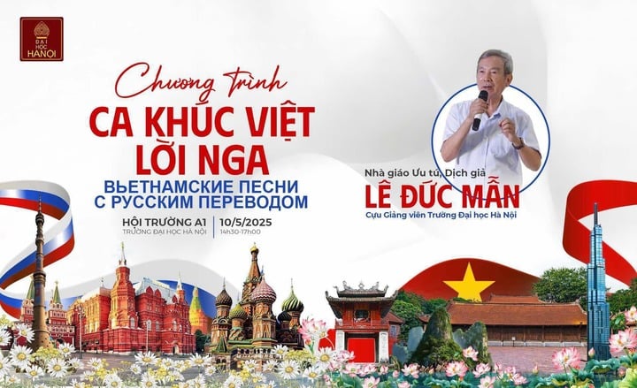 Ca khúc Việt lời Nga và hành trình gìn giữ tiếng Nga qua âm nhạc